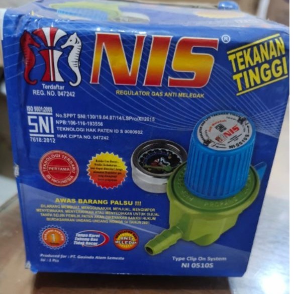 REGULATOR GAS NIS LPG 3KG 5KG 12KG | REGULATOR TABUNG GAS LPG | SIAP PAKAI