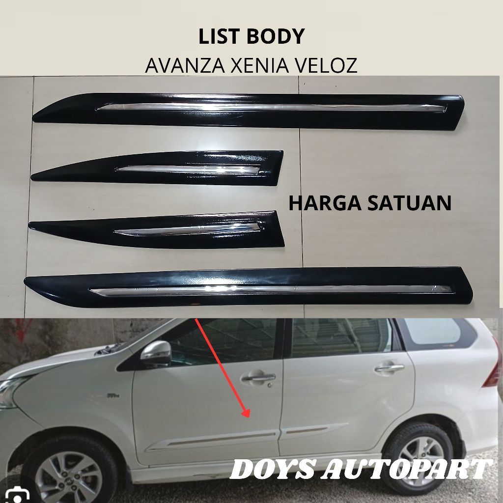 List bodi pintu samping mobil avanza xenia veloz harga satuan