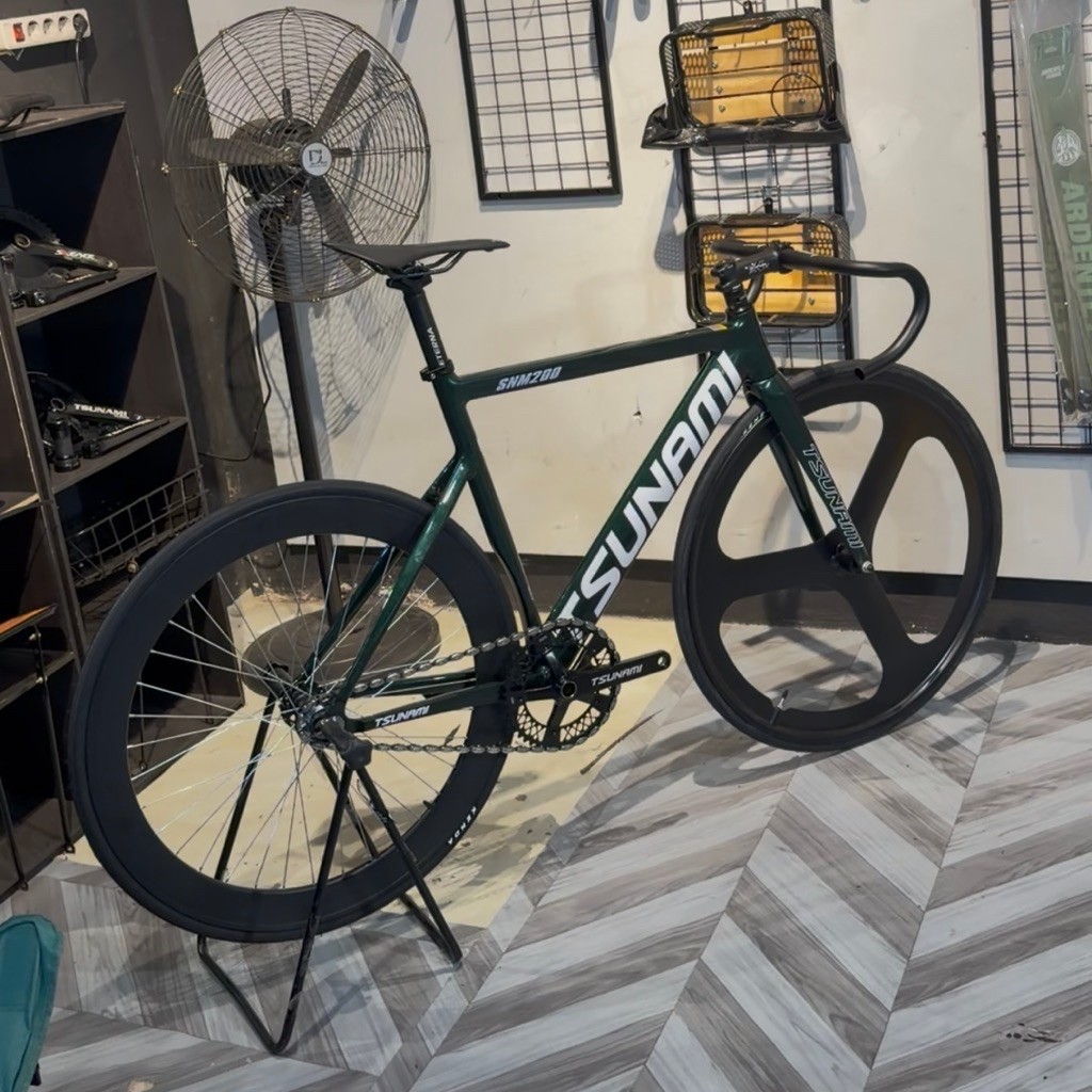 Fullbike Fixie Tsunami SNM 200 original alloy fork carbon