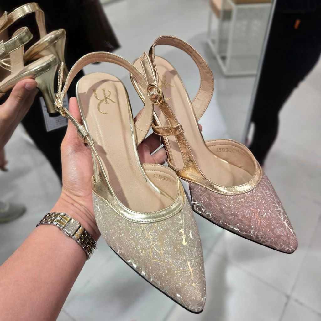 YONGKI KOMALADI NEW sepatu sandal selop heels 5cm pesta wanita ori size 36-40