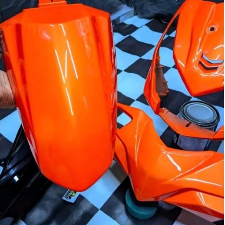 CAT PU ORANGE SUNKIST  CAT MOBIL CAT MOTOR