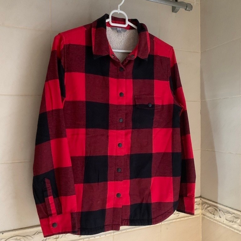 UNIQLO JACKET-KEMEJA (SHACKET) WANITA MULTICOLOR | FLANNEL SHIRT-JACKET | ATASAN PARKA | CASUAL SEMI