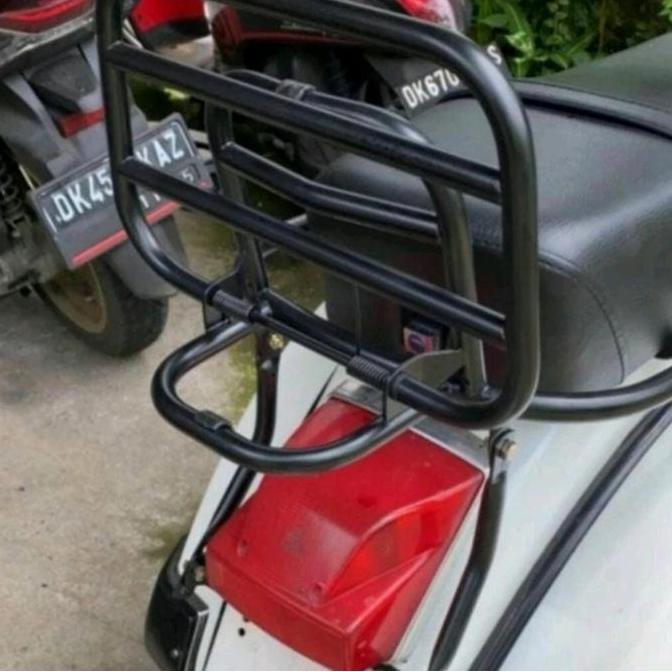 Back Rack Vespa Clasik Px Exlusive Excel ps / Aksesoris Vespa