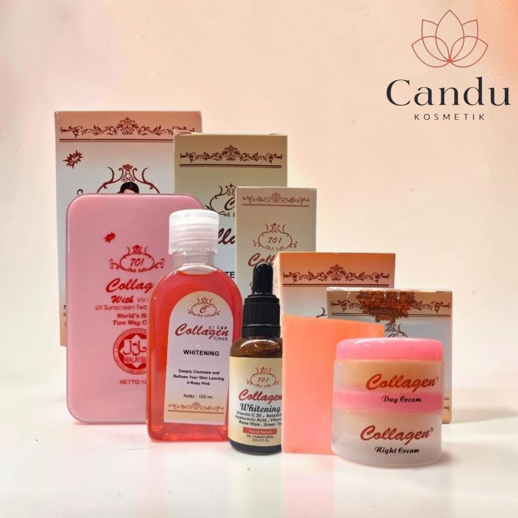Paket Cream Collagen 6in1 (Bedak)
