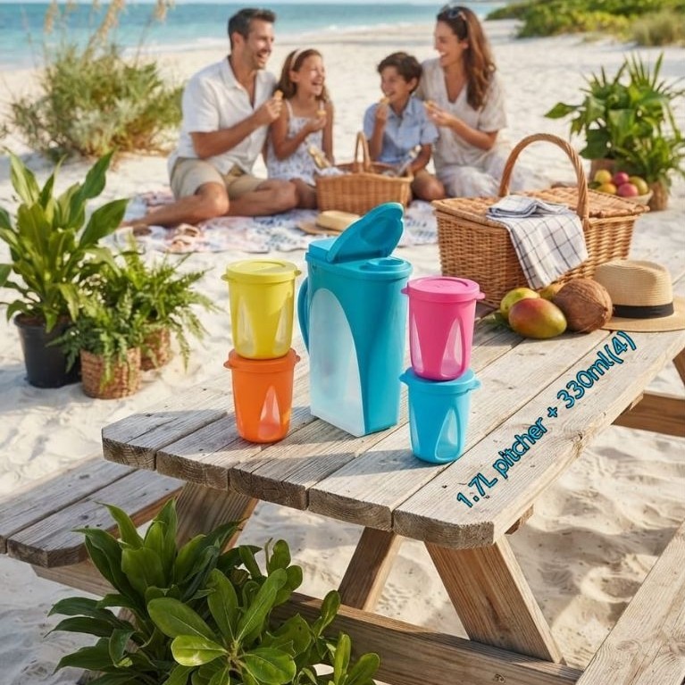 Teko set Tupperware (5 pcs)