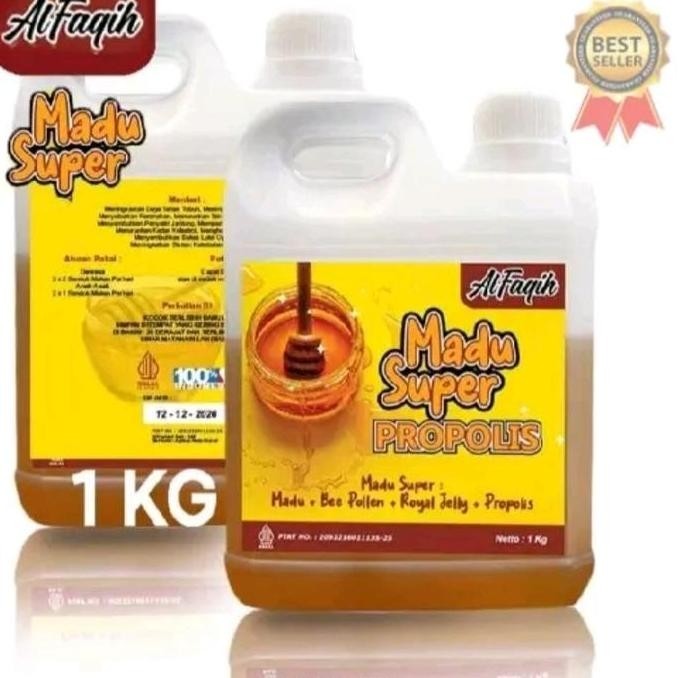 Madu Super Propolis Plus Royaljelly dan Bee Pollen 1Kg