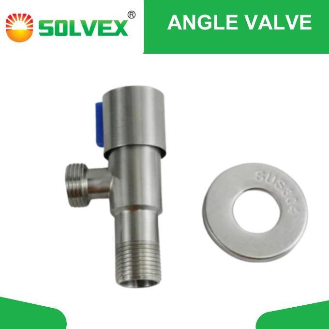[] SOLVEX Stop Kran Single Stainless SUS 304 Stop Kran Air SP-31101 Wastafel