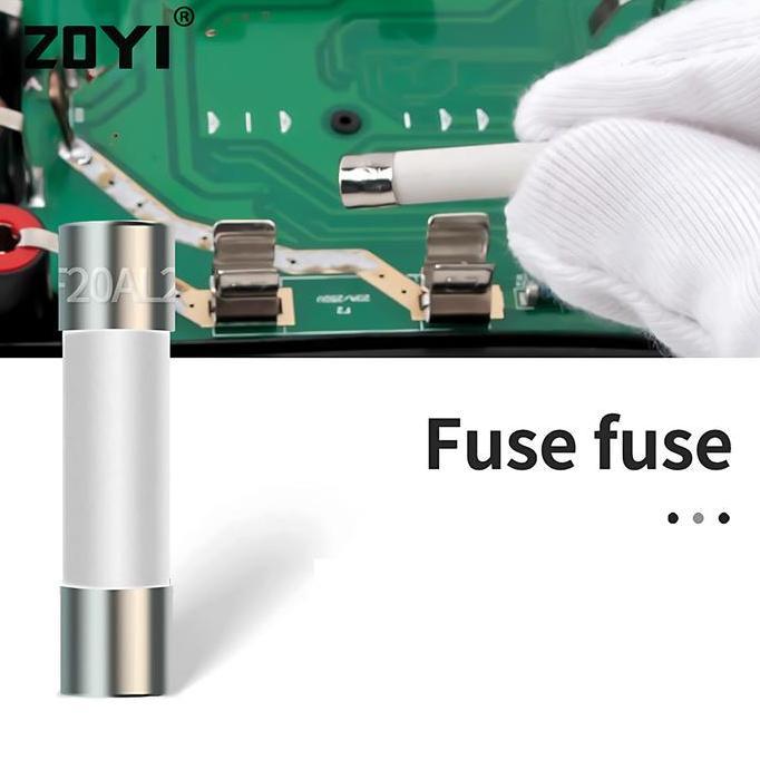 [] Zoyi Fuse Keramik Fuse For Multimeter Instrument 10A 3.5mm x 10mm 250V