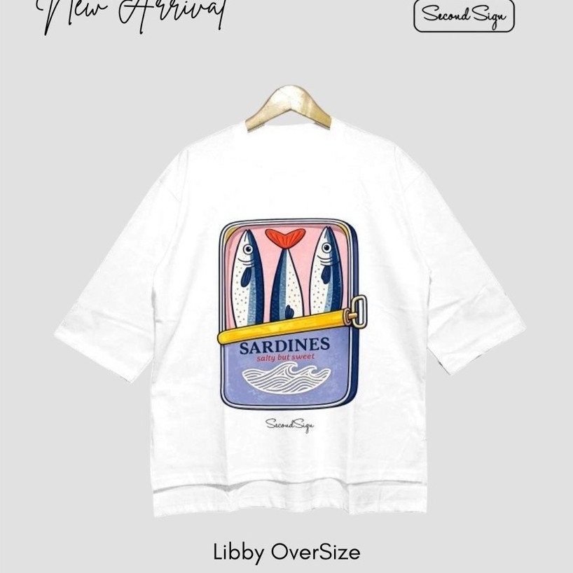 SecondSign - Oversize Sarden Atasan Wanita