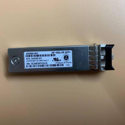 HP HPE 10GB SR SFP+ 10G 850NM MIKROTIK 455885-001 SFP-10G-SR HUAWEI JUNIPER CISCO DELL IBM UBNT COMP