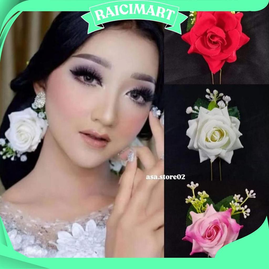 Tusuk Konde Bunga Mawar/Tusuk Konde Rambut Sanggul AS Teratas