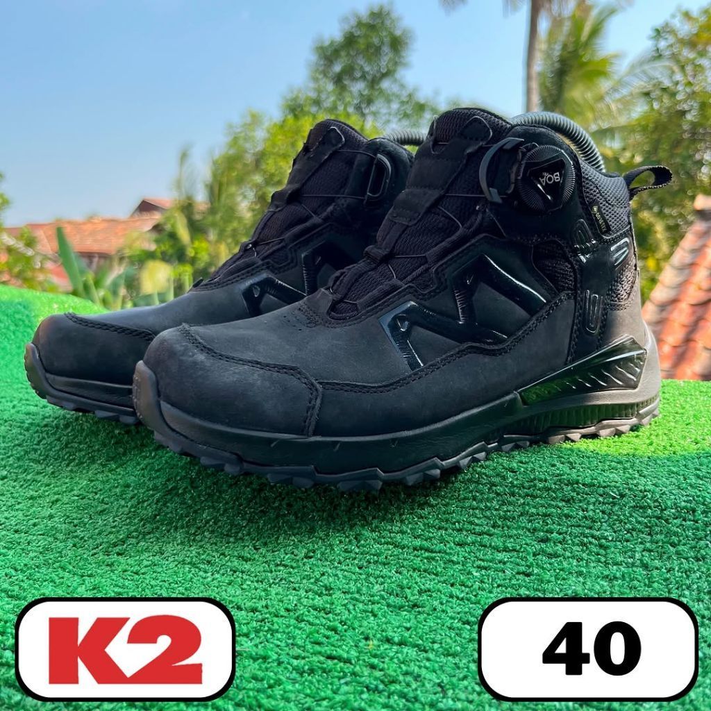 sepatu gunung K2 Saf Black Boa Gtx 40