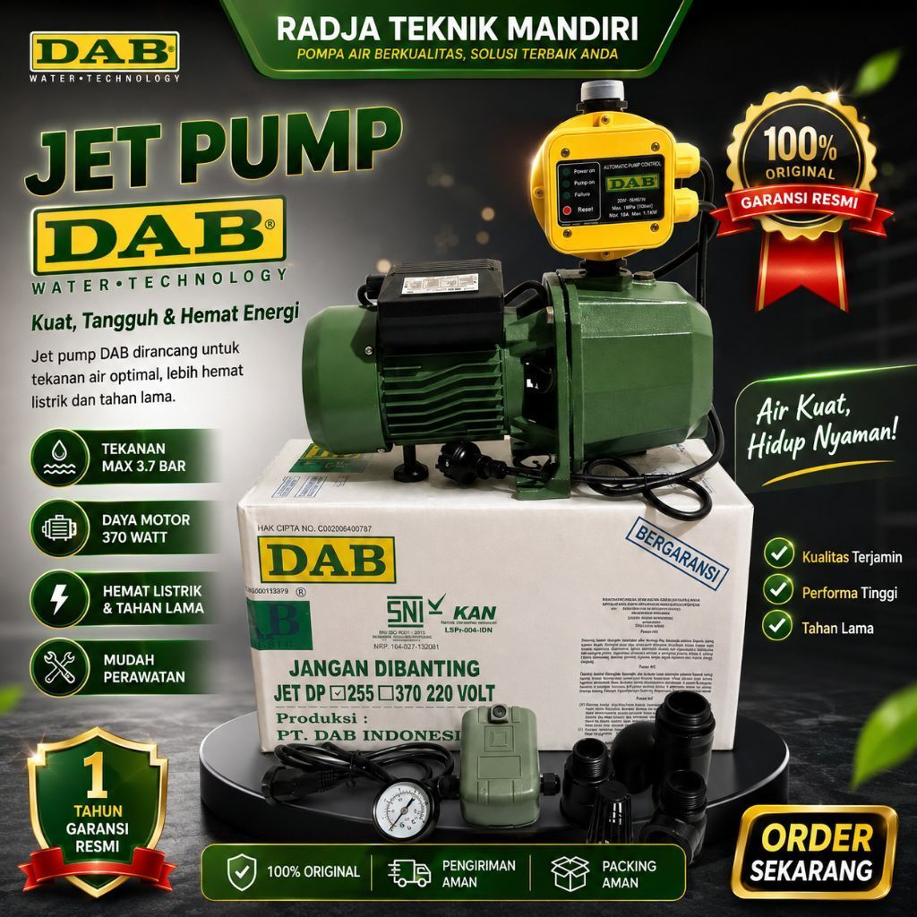 Pompa Air Jet Pump DAB 370 | Pompa Air Jet Pump DAB Indonesia