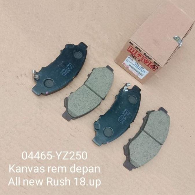 Kampas Rem Depan Brake Pad All New Rush = All New Terios 2018-Up 04465-Bz250/04465-Yz250