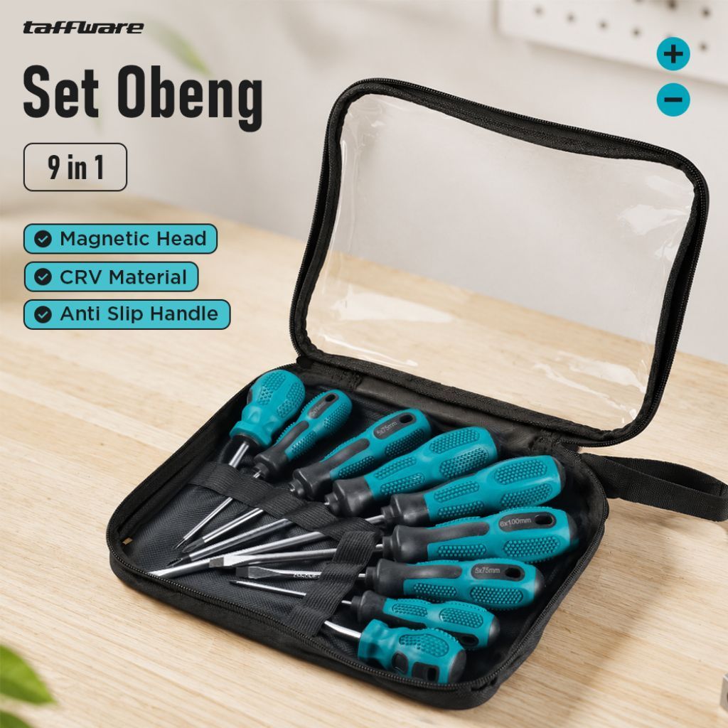 Taffware Obeng Set Reparasi Magnetic Head