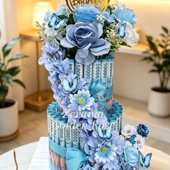 Money Cake / Kue Ulang tahun buket uang kosongan