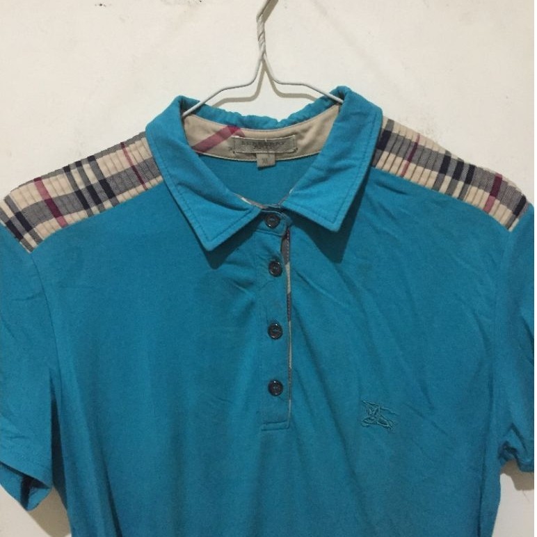 Kaos Polo Burberry Wanita Original PRELOVED