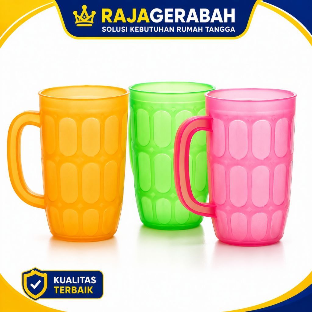 Gelas Es Besar Plastik Bening