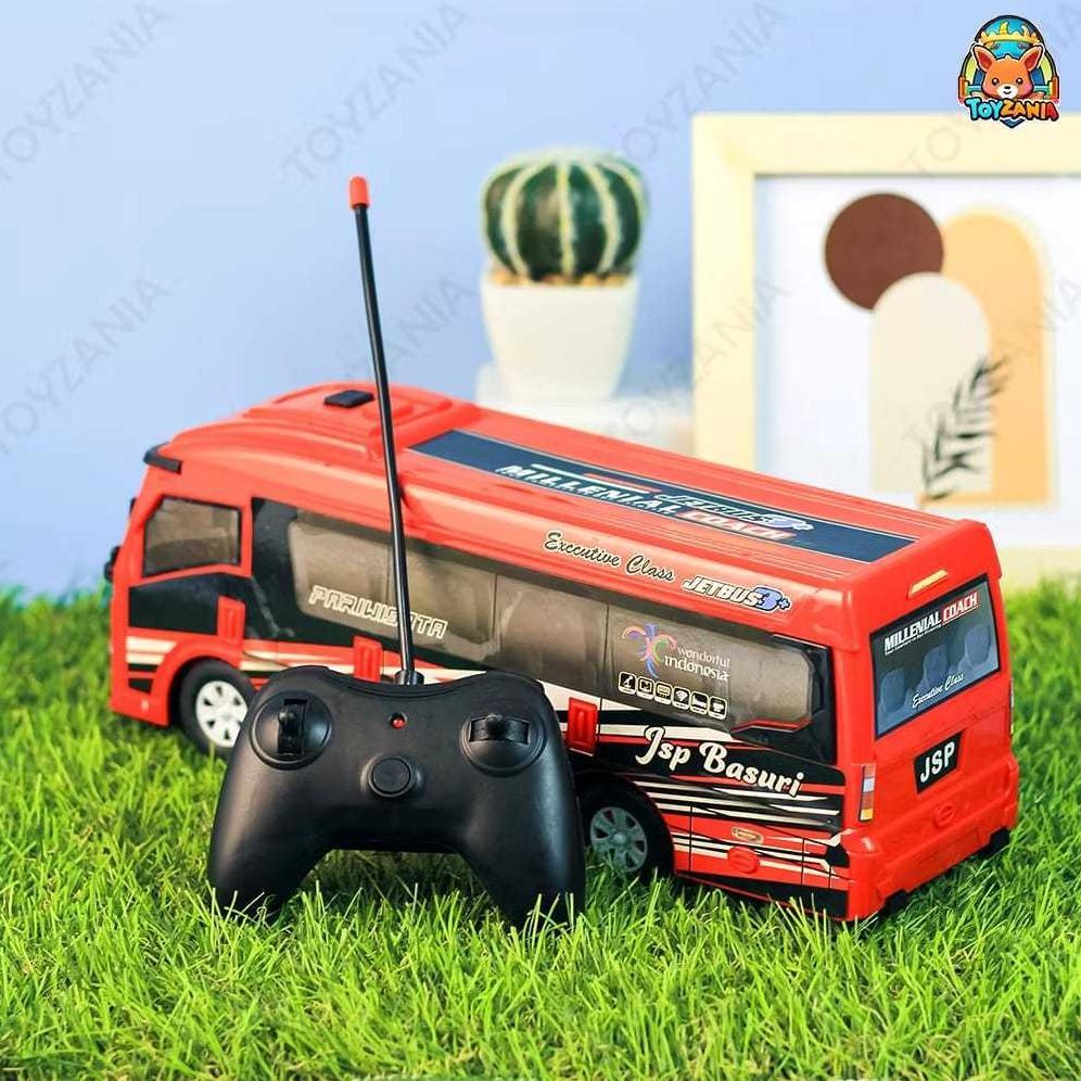 MAINAN ANAK REMOTE CONTROL BUS TRAVEL ELF HIACE MAINAN MOBIL RC TRAVEL BASURI ELF TRAVEL CAR RC Prom