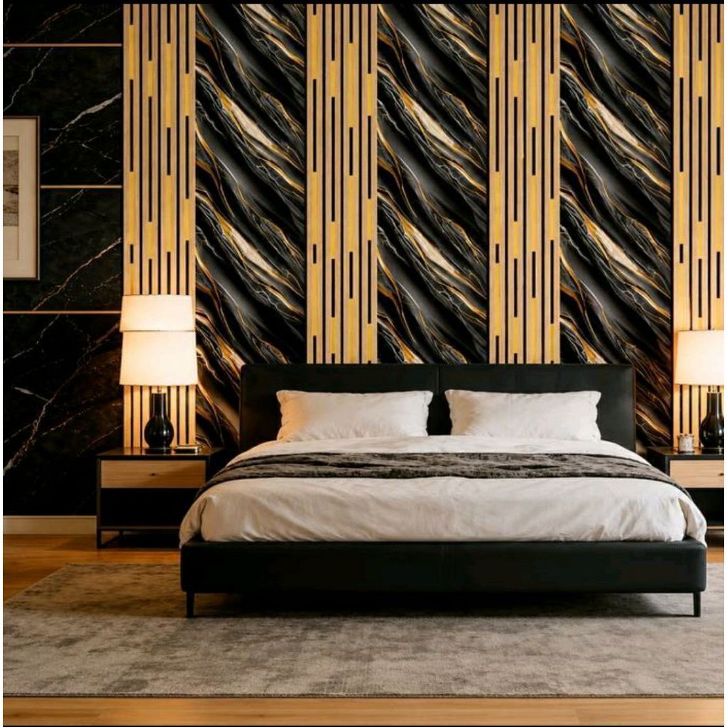 New Arrival Wallpaper dinding panel marmer modern abstrak wallpaper marmer panel
