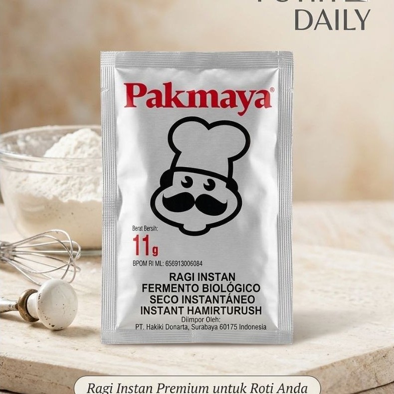 PAKMAYA Ragi instant 11GR Fermipan