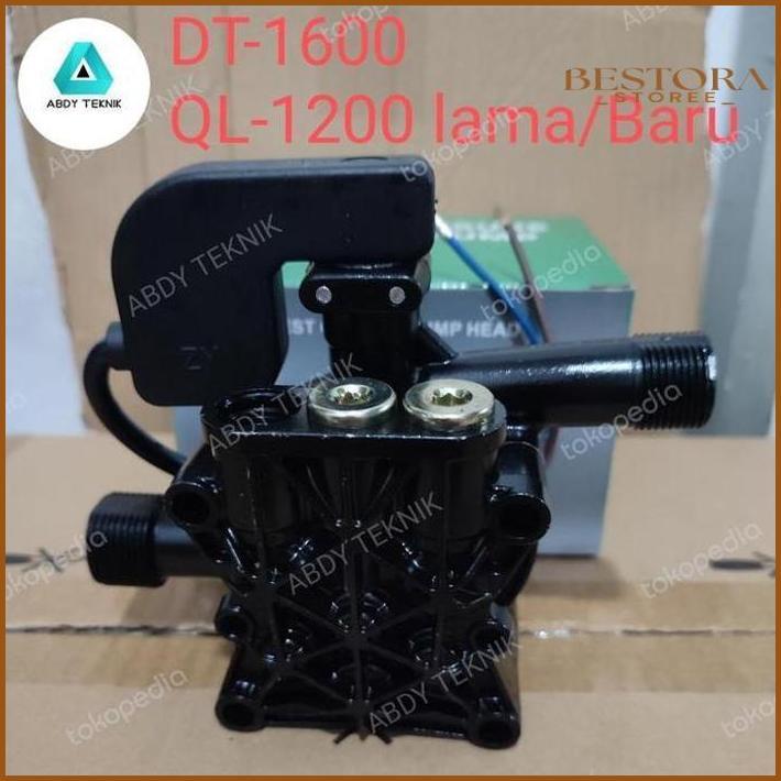 PUMP HEAD FULL SET JET CLEANER DT-1600/QL-1200 N2/BZ 8555/LAKONI DAYTONA 100M ASLI