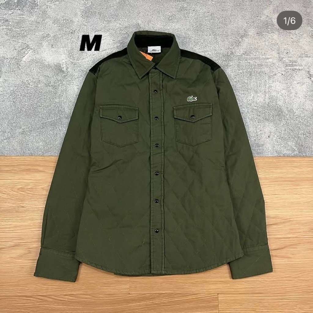 Lacoste Military Field Jacket Olive Green (KGT 164)