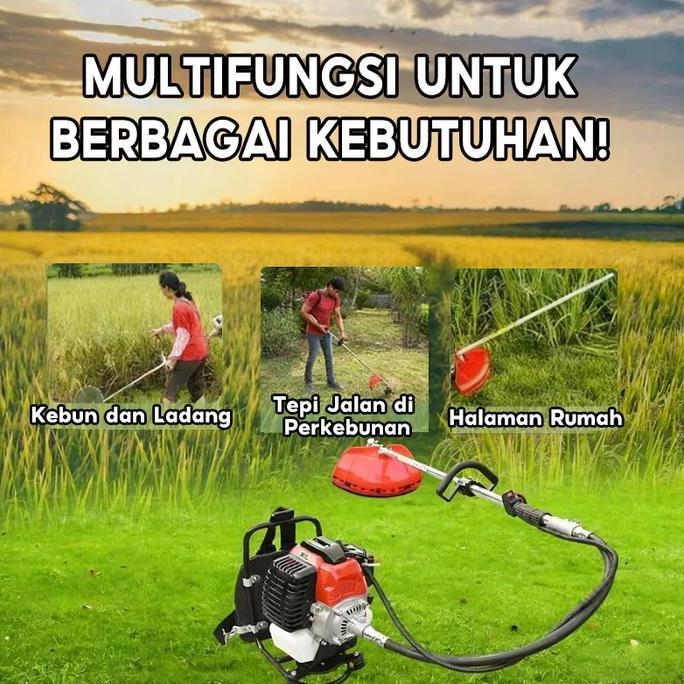 Yardue- Reaim Mesin Potong Rumput 2Tak/4Tak, Mesin Pemotong Rumput Genggam, Pemangkas Rumput