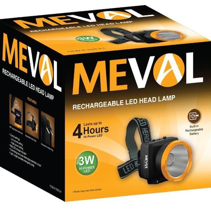 [] MEVAL Senter Kepala LED Head Lamp 3 Watt