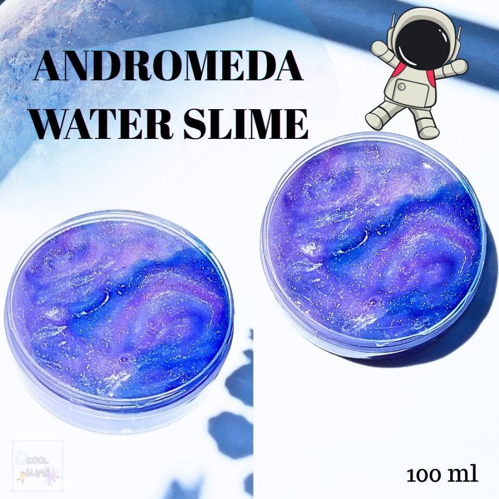 Galaxy Water Slime | Andromeda | Slime Planet | Slime Biru | Water Slime | Slime | Mainan