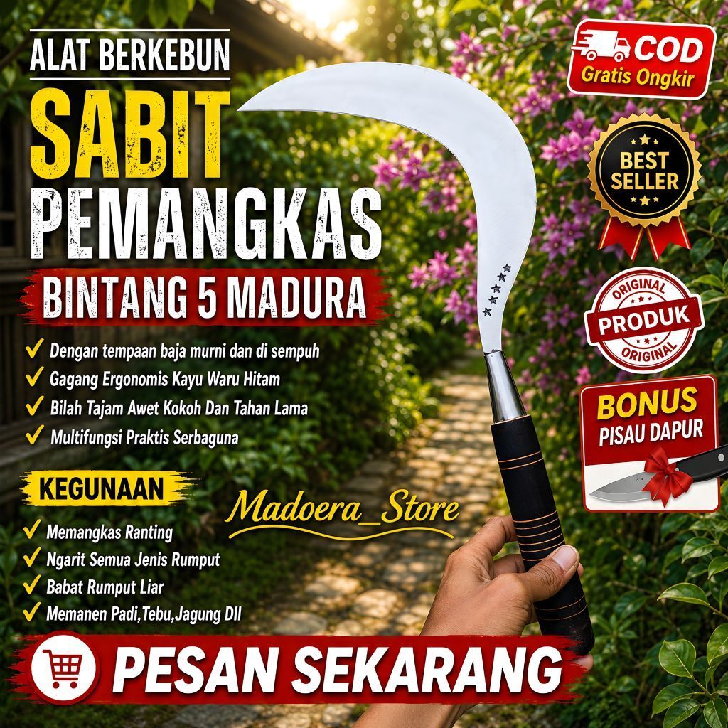 Sabit Arit Baja Bintang 5 Madura