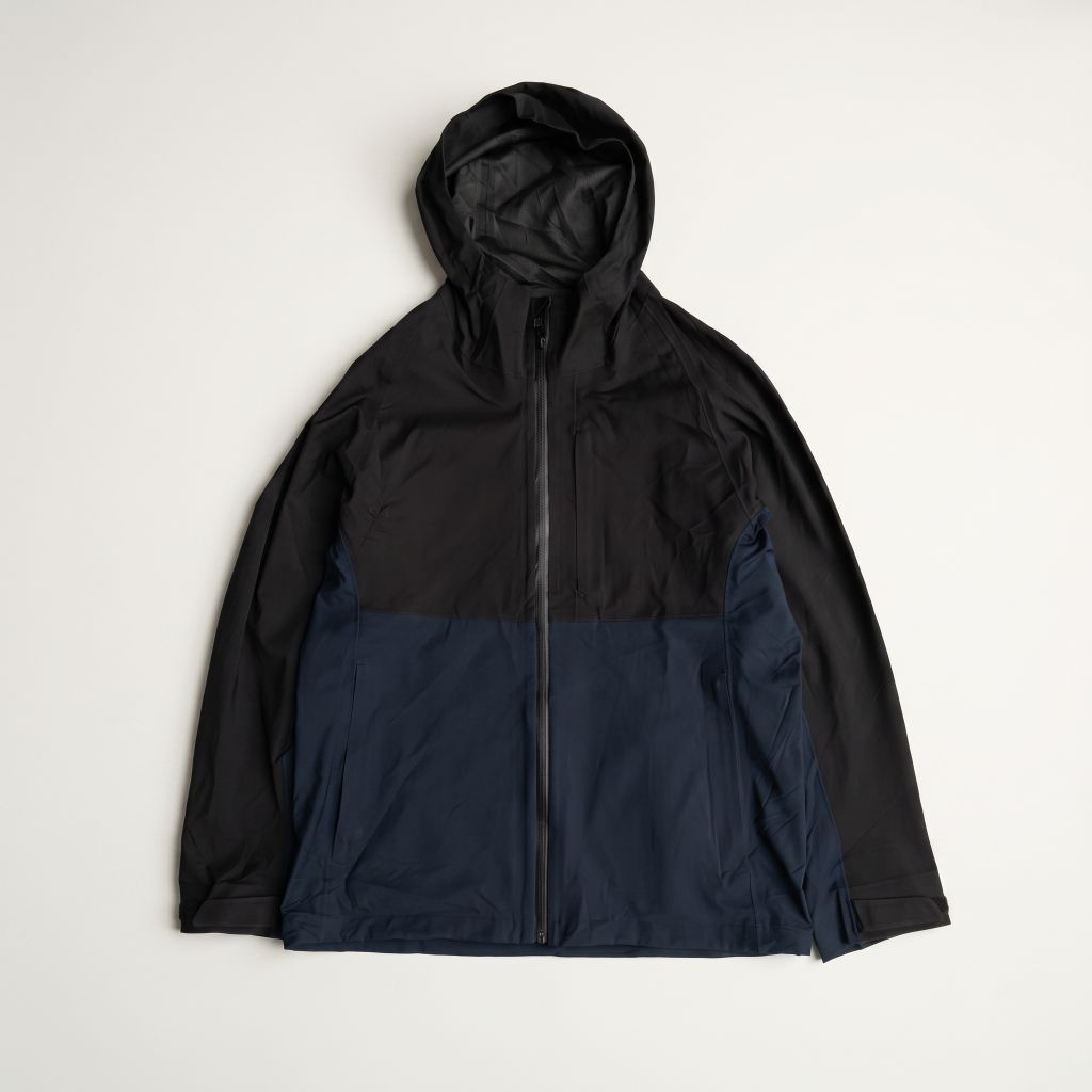 Uniqlo Blocktech Parka Black  Water Repellent - Preloved Grade A Size M - Second Original