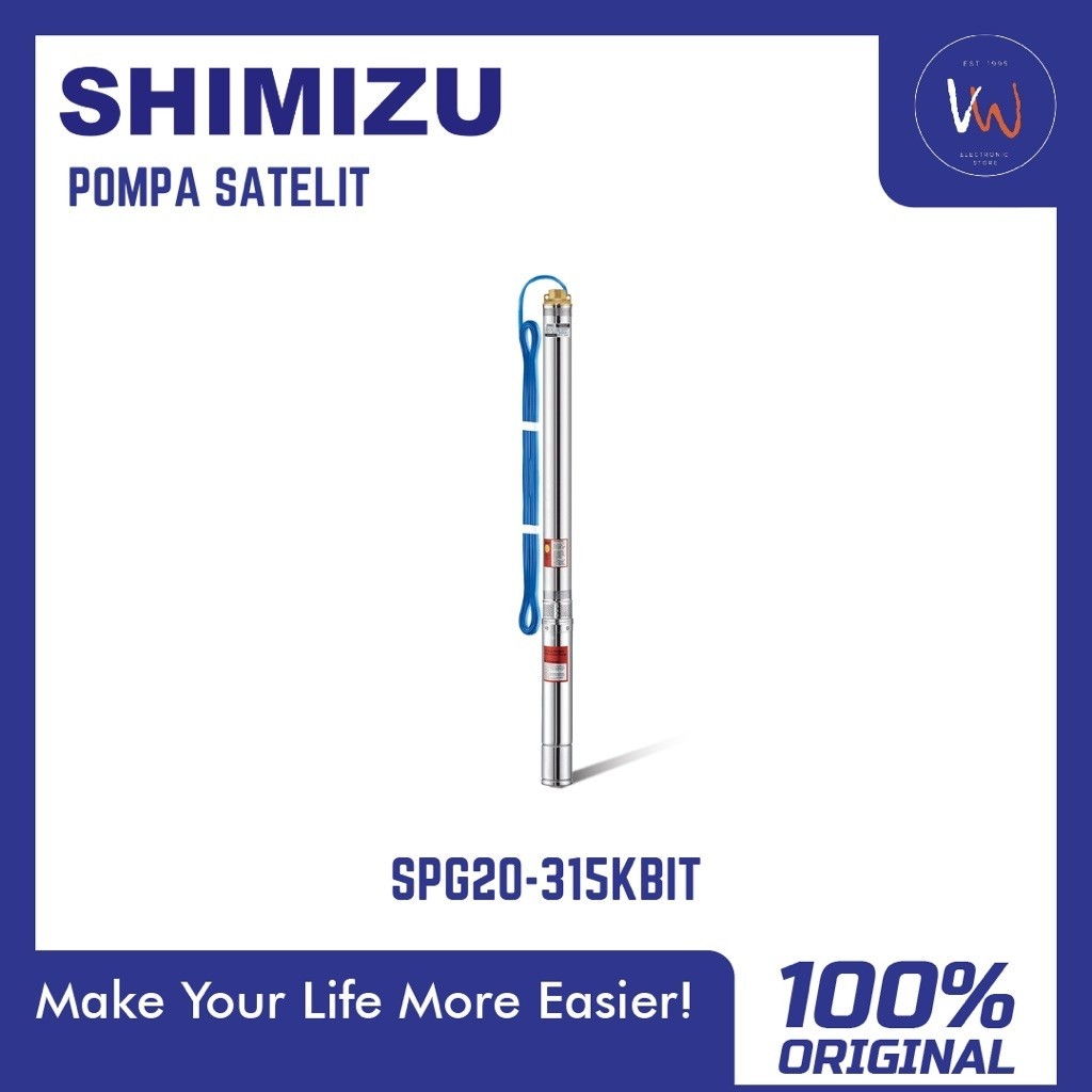 Pompa Air Satelit Shimizu SPG20-315KBIT / Pompa Sumur Dalam / Pompa Satelit Shimizu