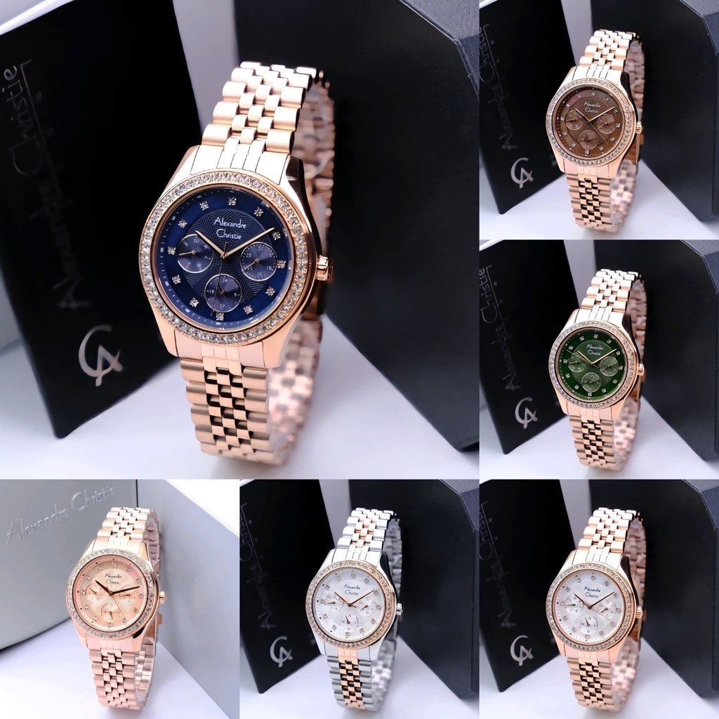 JAM TANGAN WANITA ALEXANDRE CHRISTIE AC 2496 AC2496 TERBARU ORIGINAL