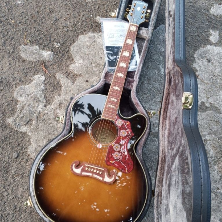 Akustik Elektrik Epiphone EJ 200SCE VS Original include hardcase