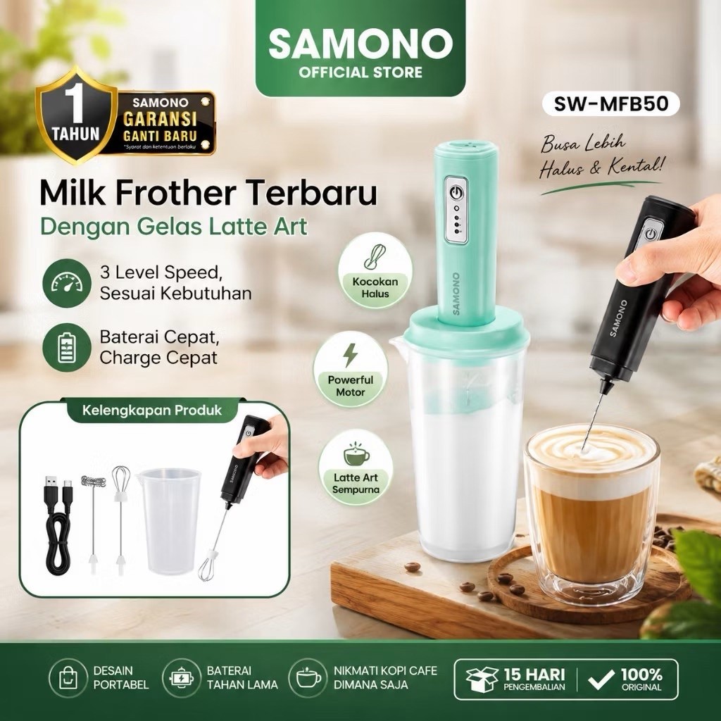 samono MFB50 Pengocok Susu Elektrik