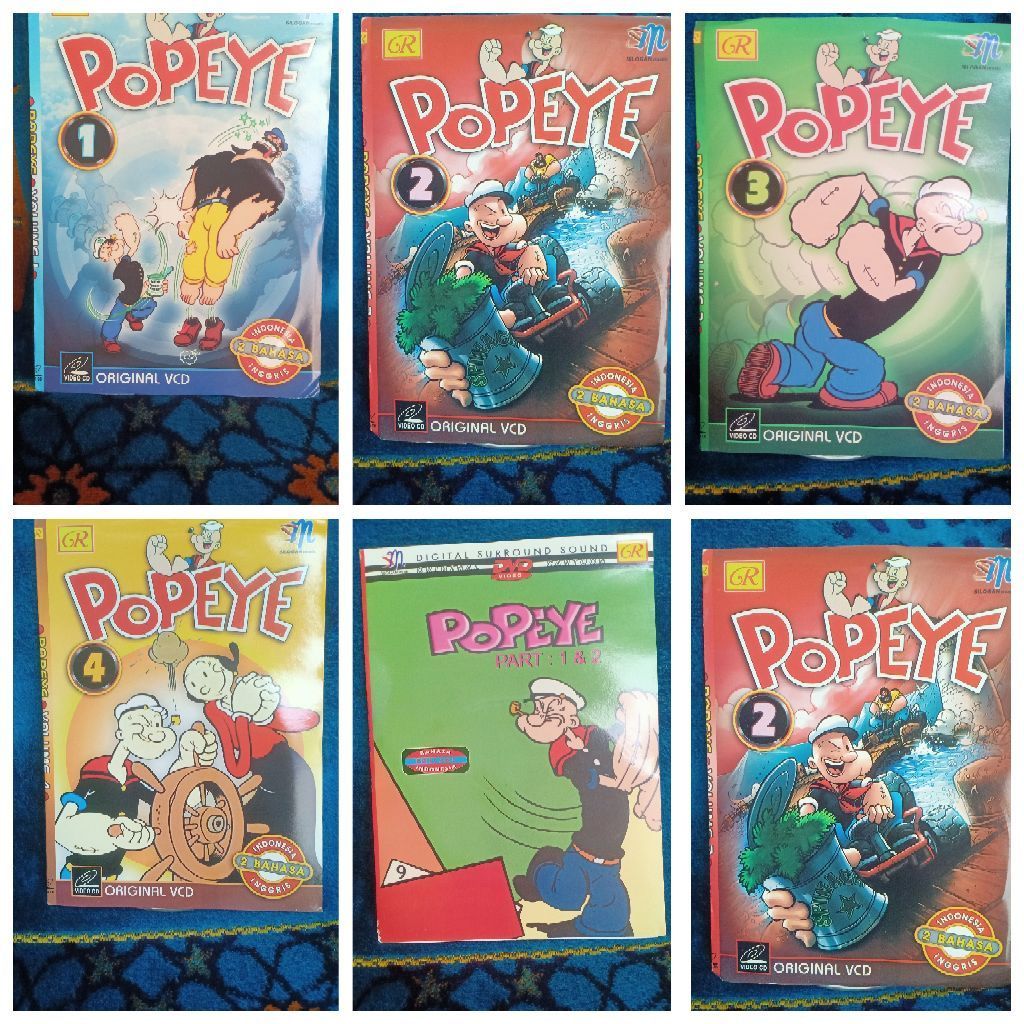 VCD FLM ANAK POPEYE RANDOM