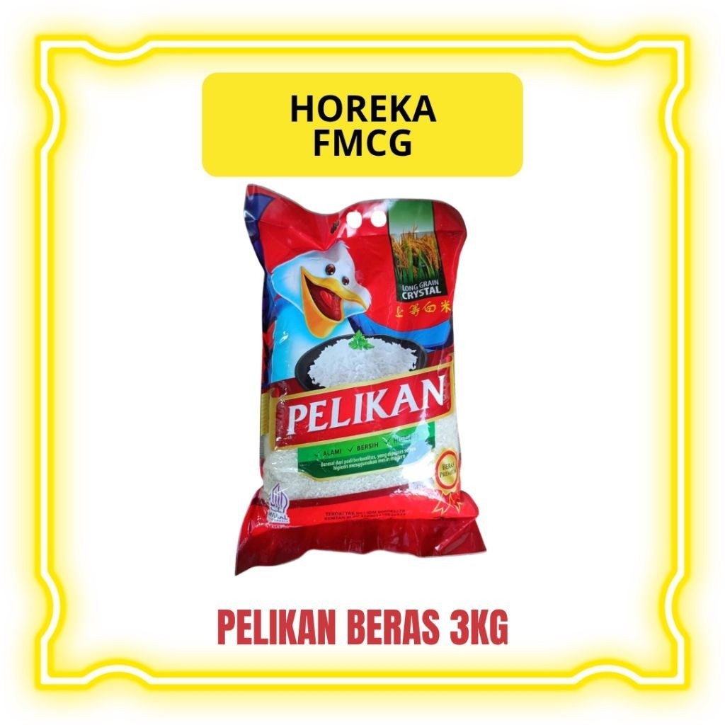 Beras Premium Pelikan 3kg