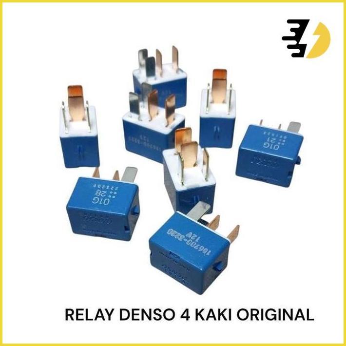 Relay Denso Kaki 4 12 Volt 12V Relay Asli Denso 4Pin 12V Original Baru