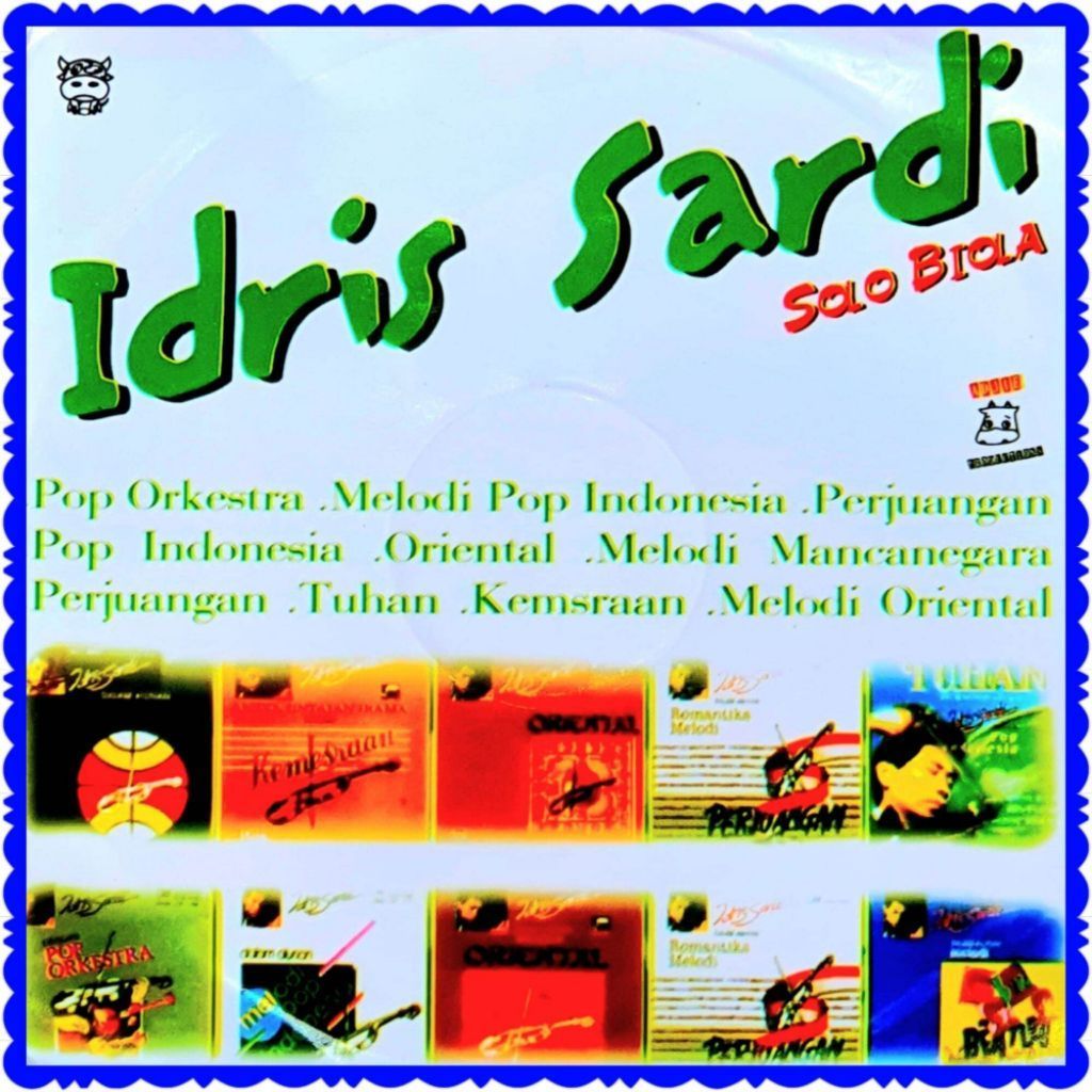 KASET CD MP3 INSTRUMEN BIOLA IDRIS SARDI-KASET MP3 INSTRUMENTAL-KASET CD MP3 MOBIL ORIGINAL
