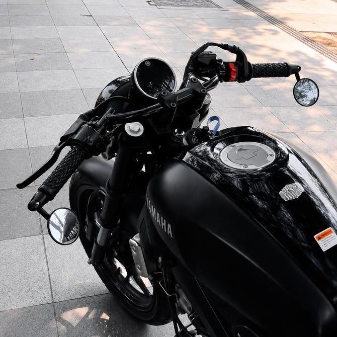 Stang Clubman Cafe Racer Custom 22mm Tebal 2mm Universal - PNP XSR, W175, Motor Retro Gratis Ongkir 