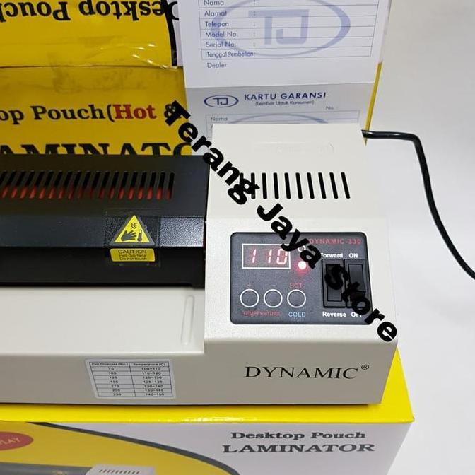 Namaste- Mesin Laminating Dynamic 330 Mesin Laminating Dynamic 330Led Mesin Laminating A3 Dynamic 33