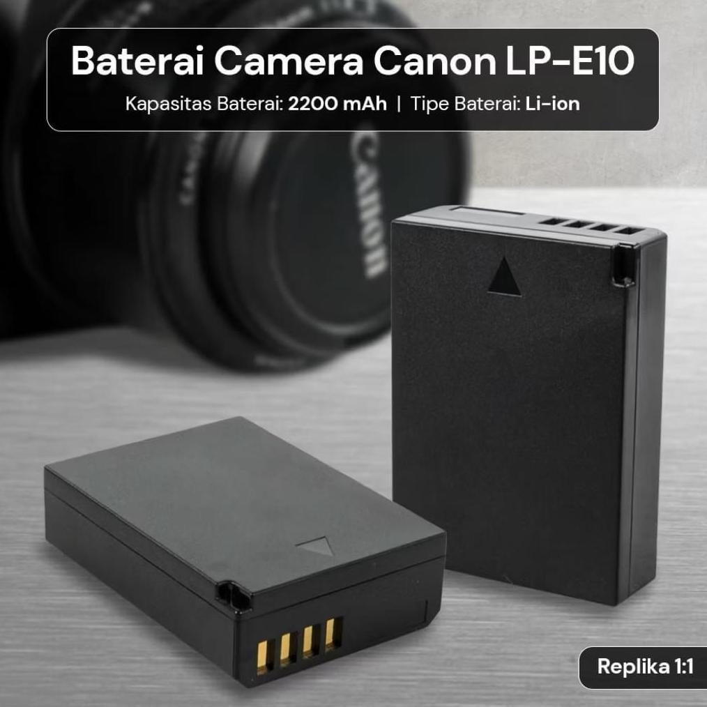 Baterai kamera Canon LP-E10 Original Kompetibel Untuk Canon 110D/1200D/1300D/1500D/3000D 2200 mAh BL