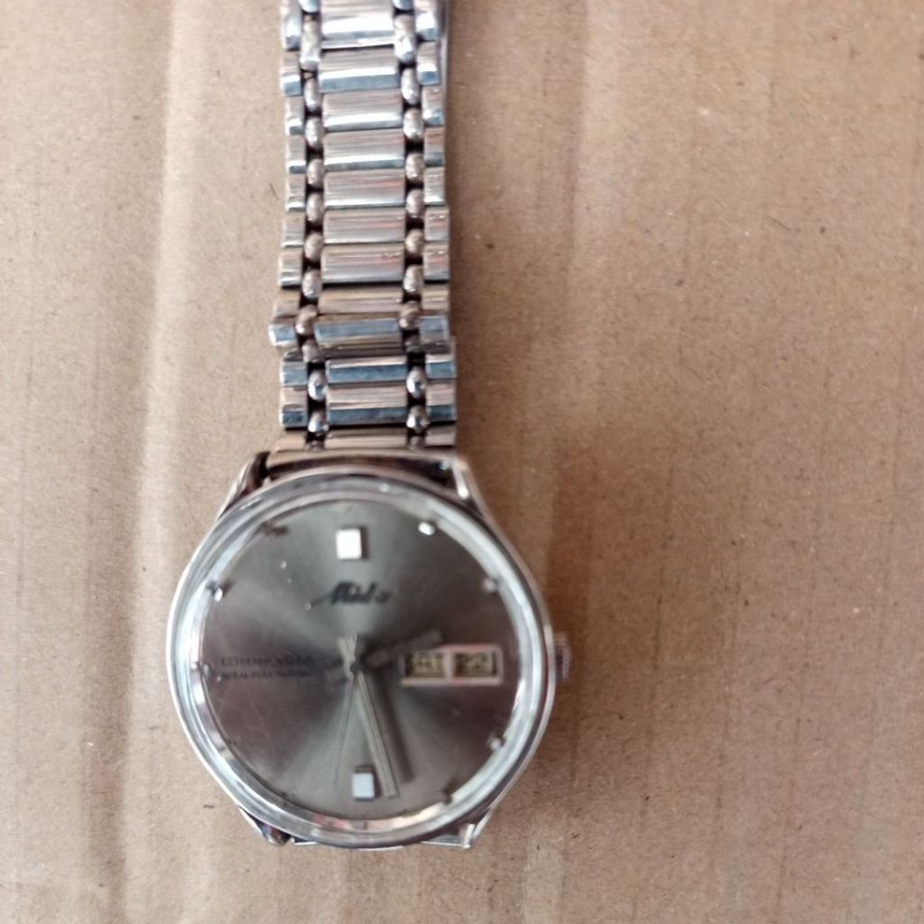 jam mid* commander otomatis vintage full original bekas