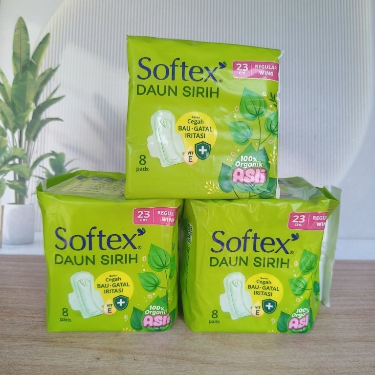 Softex daun sirih 23cm isi 8
