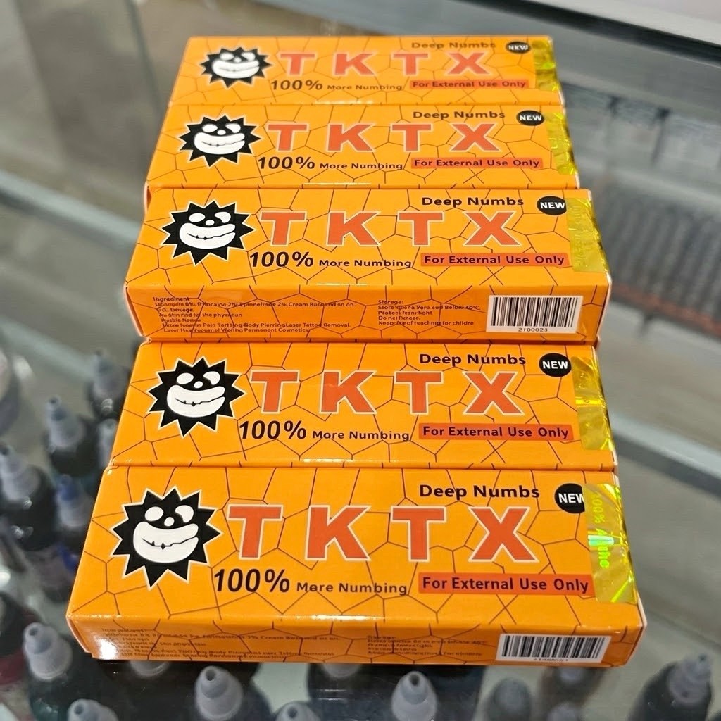 1Kotak TKTX Cream 100% Ori – Krim Tattoo & Microblading 1 kotak 1pcs Segel Pabrik