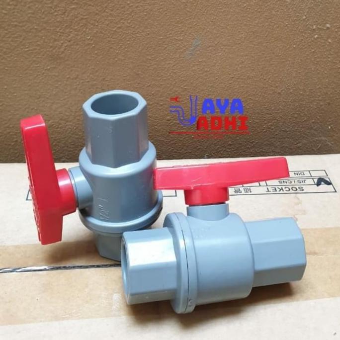 ~@~@~@~@] PVC Ballvalve 1-1/4" / StopKran 1,25 dim AW / Stop Valve 1 1/4 inch - KDJ King Da Jeng Tai