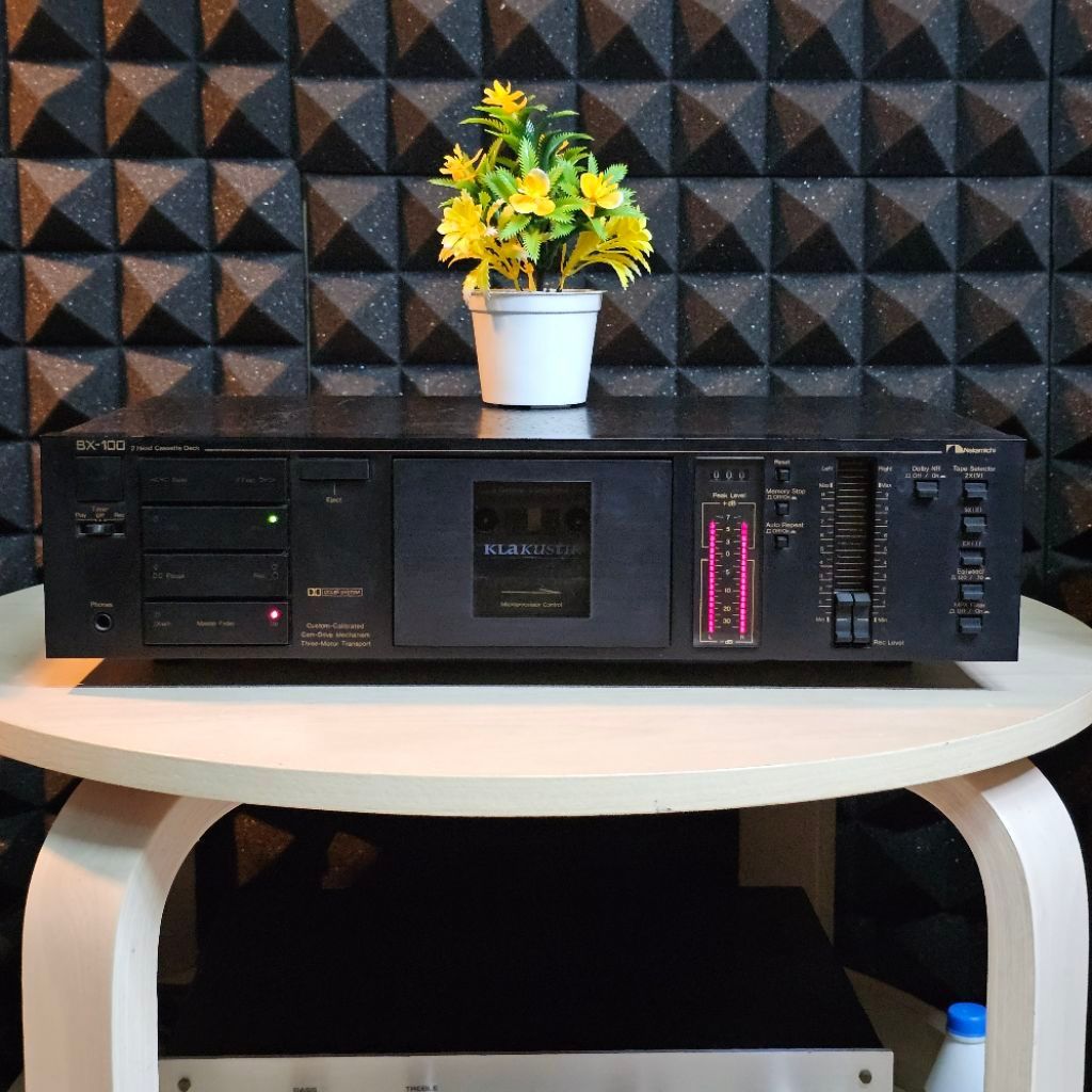 Tape Deck Nakamichi BX-100 Stereo Cassette Deck pemutar kaset pita