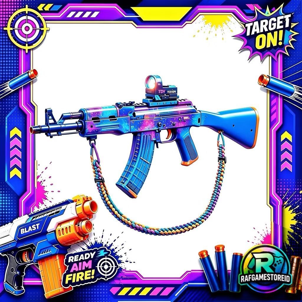 WEIHUI Mainan Anak Water gell blaster AK 47 AK 105 AK 47U Tembakan Mainan Jelly Toys