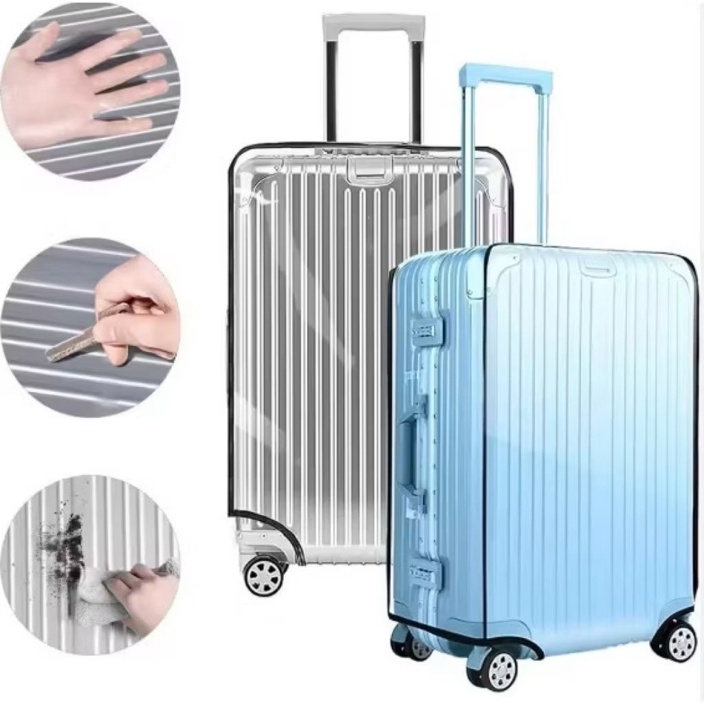 Sarung Koper 32inci Extra Large Super Jumbo 32" Ukuran 32inch Paling Besar Big Cover Transparan Beni